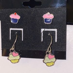 Sweet Treats Earring Set—Cupcake